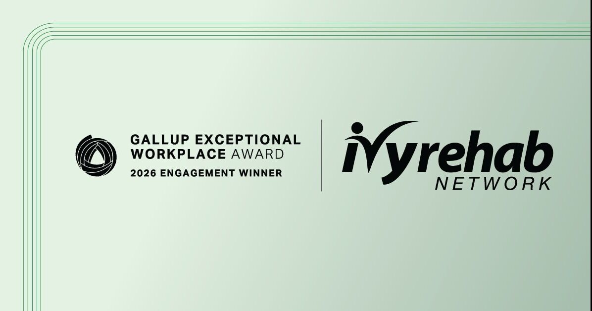 Ivy Rehab nombrado ganador del Premio Gallup al Lugar de Trabajo Excepcional 2026