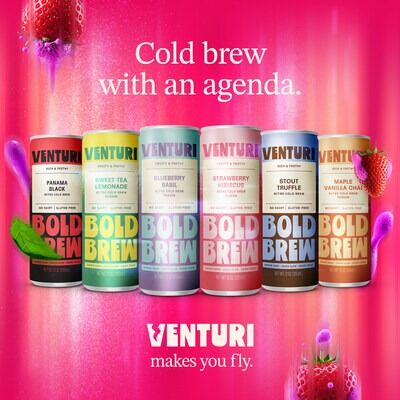 Venturi Bold Brew desafía las bebidas de café cargadas de azúcar con un café frío nitro más limpio.