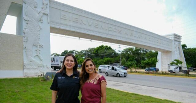 Playa del Carmen estrena un nuevo arco de bienvenida