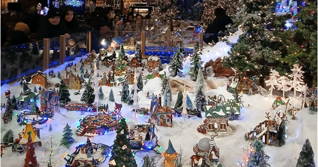 Así es el encantador pueblo de Navidad en miniatura que sorprende en Montreal