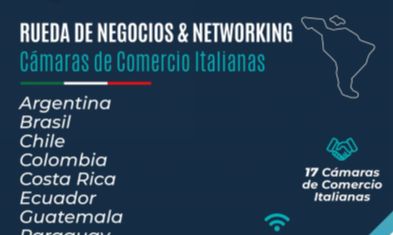 Rueda de negocios y networking con Cámaras italianas al exterior América latina y el Caribe 