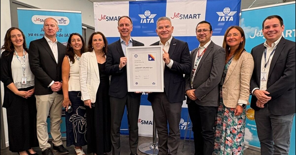 JetSMART Airlines se suma a IATA con la visión de aportar al desarrollo sostenible de la aviación en Sudamérica