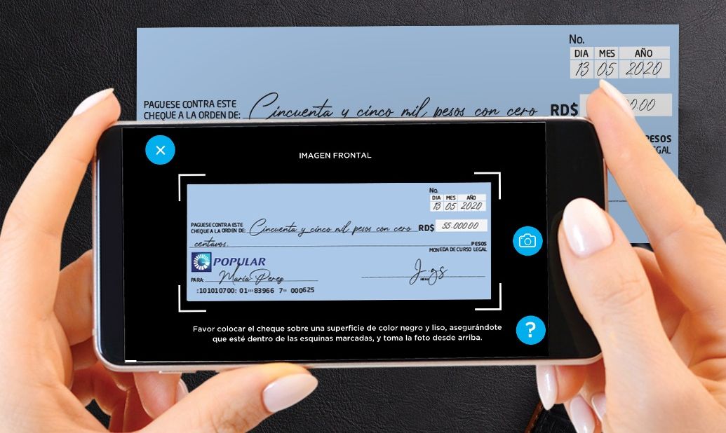 Clientes del Popular pueden depositar cheques y adquirir su token digital desde App Popular