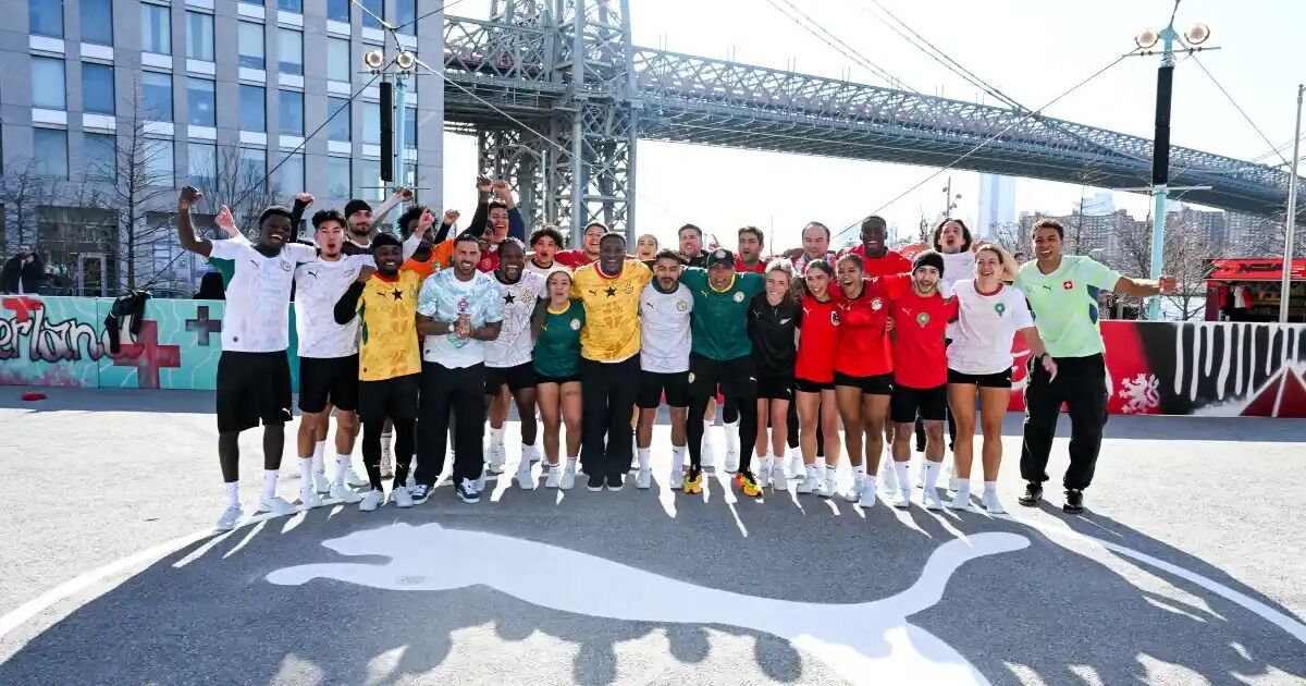 PUMA presenta 11 nuevas equipaciones internacionales de fútbol en un evento comunitario en Domino Square