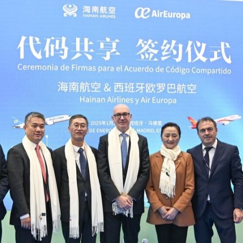 Air Europa y Hainan Airlines sellan un acuerdo para realizar vuelos en código compartido