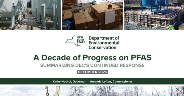 Plan PFAS de Nueva York: combatir los “químicos permanentes” en aguas residuales y biosólidos