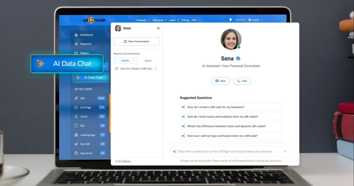 QR TIGER lanza "Sena", el chat de datos con inteligencia artificial para el análisis instantáneo de códigos QR