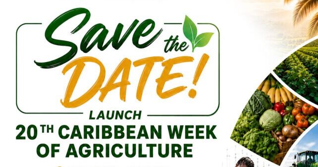 Jamaica será la sede del lanzamiento de la 20.ª Semana Caribeña de la Agricultura bajo el tema de los sistemas alimentarios