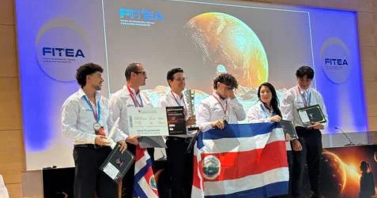 Estudiantes costarricenses ganan la final del Reto Marte 2025 ante España, Portugal y Puerto Rico