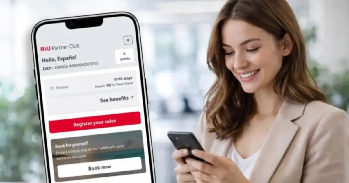 RIU lanza su nueva app para agentes de viajes miembros de RIU Partner Club
