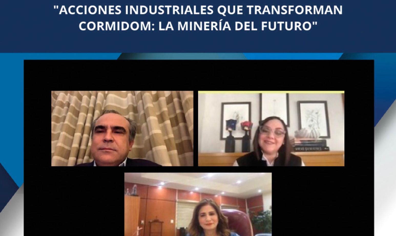 AIRD realiza webinar ''Acciones Industriales que transforman CORMIDOM: La minería del futuro''. 