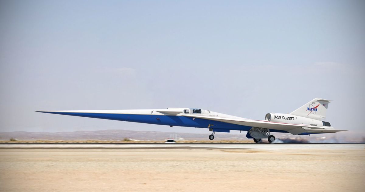 NASA presentará oficialmente el avión supersónico X-59