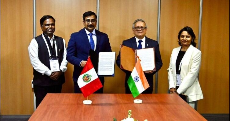Perú e India fortalecen cooperación geológica con acuerdo suscrito en PERUMIN 37