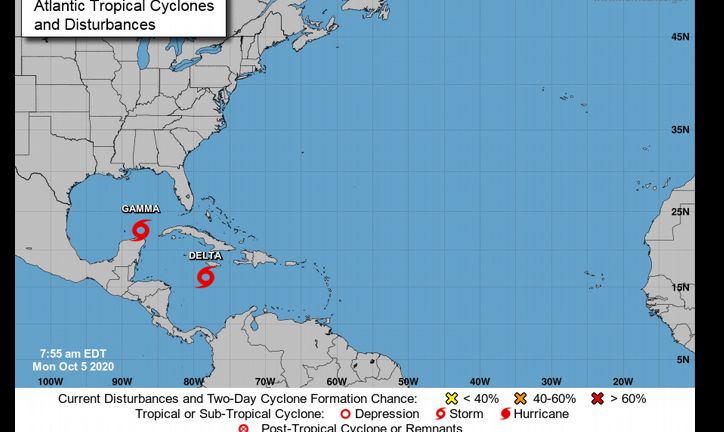Se forma la tormenta Delta en el Caribe y amenaza al oeste de Cuba