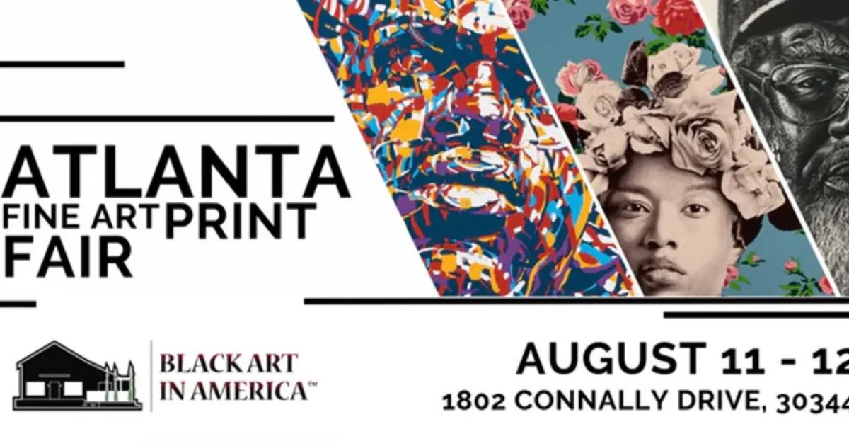 Segunda Feria Anual de Grabados de Bellas Artes de Atlanta, en Agosto, presentada por Black Art In America