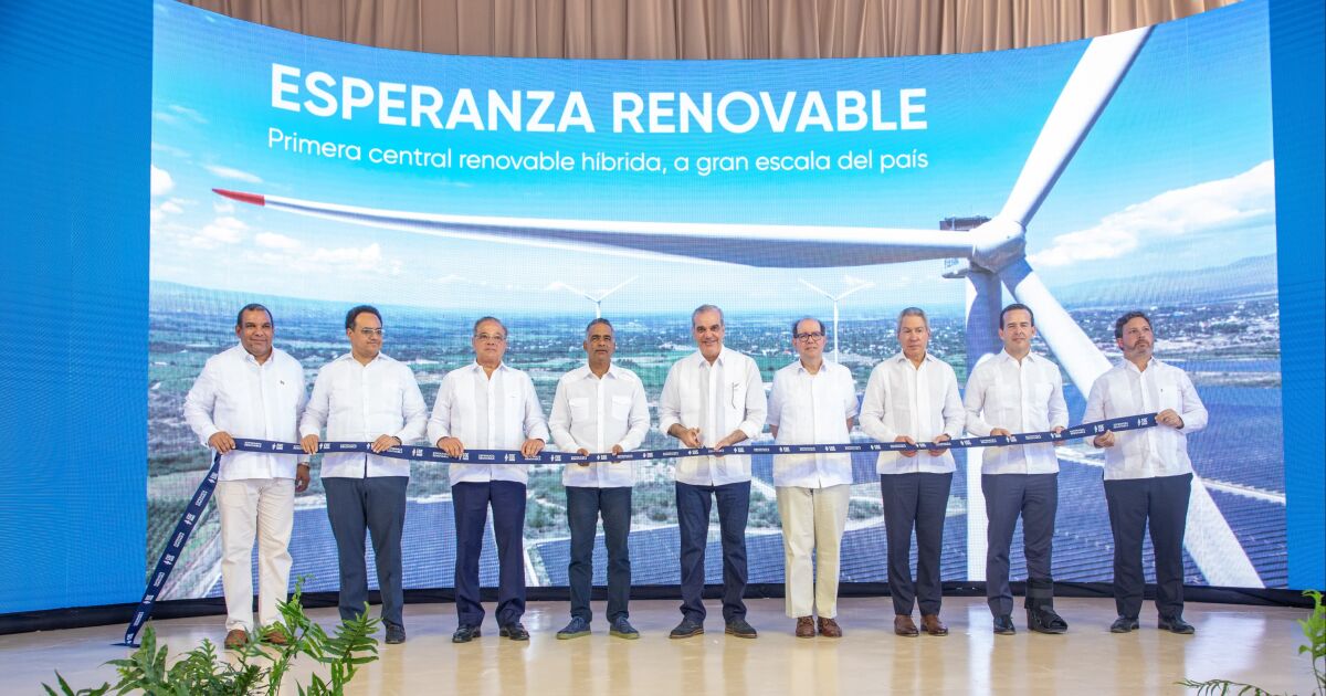EGE Haina inaugura la primera central  renovable híbrida de gran escala de la  República Dominicana