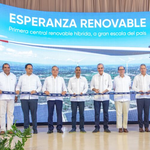 EGE Haina inaugura la primera central  renovable híbrida de gran escala de la  República Dominicana