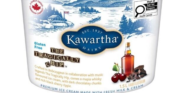 Dos iconos canadienses, Kawartha Dairy y The Tragically Hip, se asocian para celebrar su herencia común de una manera singularmente canadiense
