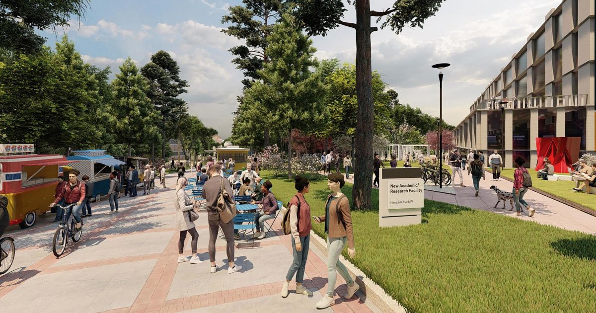 Georgia Tech se centrará en desarrollar un plan de campus sostenible y amigable para los peatones