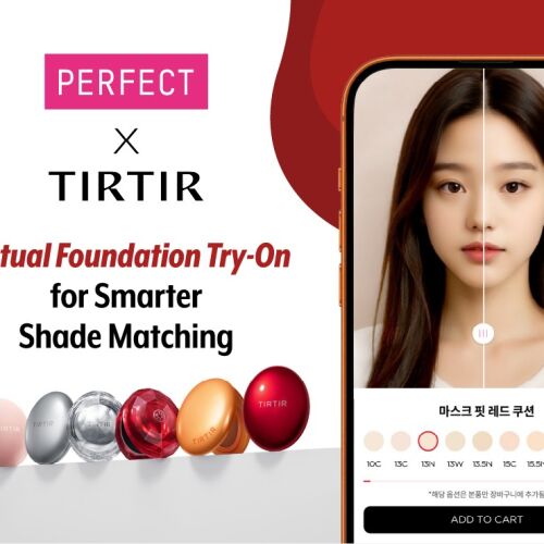 Perfect Corp. impulsa la prueba virtual de bases de maquillaje con realidad aumentada y la selección de tonos mediante inteligencia artificial para la tienda online y la tienda insignia de TIRTIR