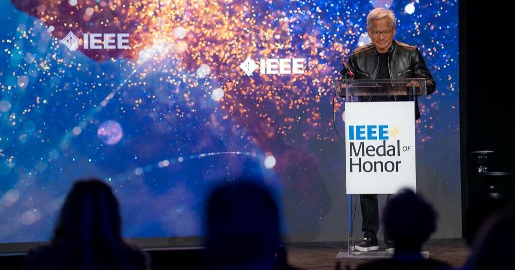 Jensen Huang, director ejecutivo de NVIDIA, es galardonado con la Medalla de Honor IEEE 2026, el reconocimiento más prestigioso del sector tecnológico