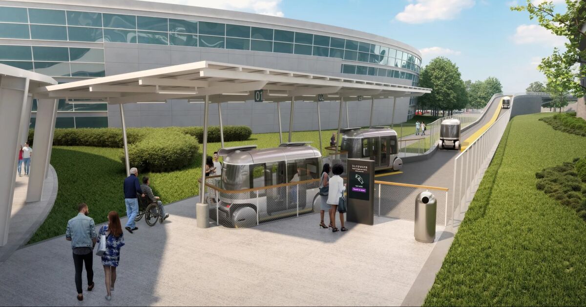 Planean un sistema de cápsulas autónomas para la zona del aeropuerto de Atlanta