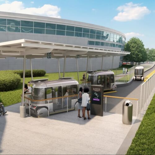 Planean un sistema de cápsulas autónomas para la zona del aeropuerto de Atlanta