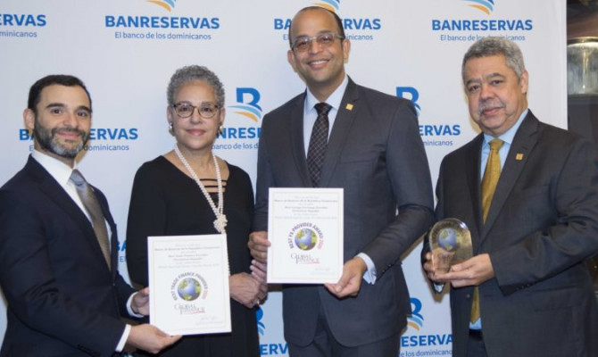 Revista Global Finance otorga tres reconocimientos al Banco de Reservas