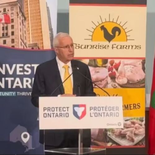Sunrise Farms invertirá 73 millones de dólares estadounidenses en una nueva planta procesadora de aves de corral en Ontario