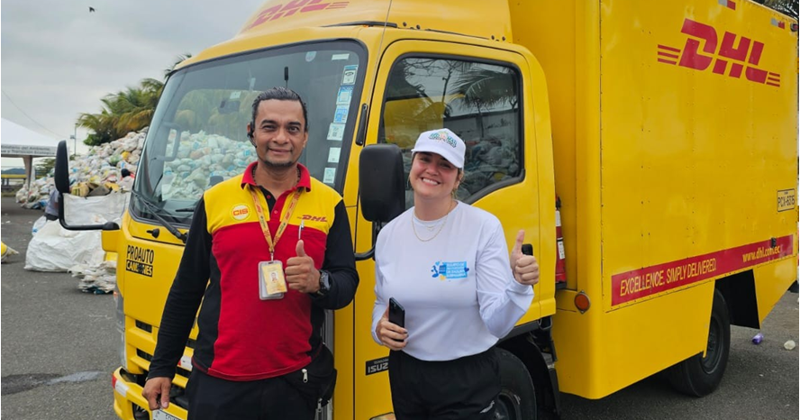 DHL activa su logística sostenible para dar nueva vida a residuos marinos en Ecuador
