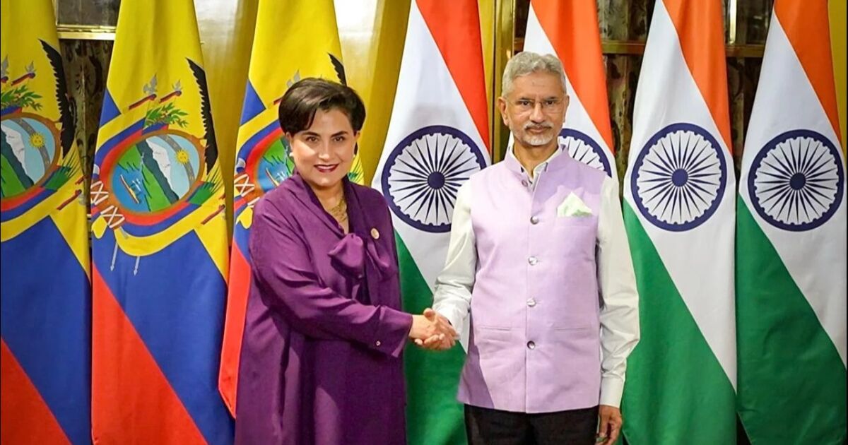 Cancilleres del Ecuador y de la India reafirman su compromiso con una relación renovada y de amplio alcance
