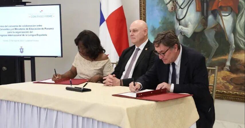Meduca y el Instituto Cervantes preparan el XI Congreso Internacional de la Lengua Española en Panamá para 2028