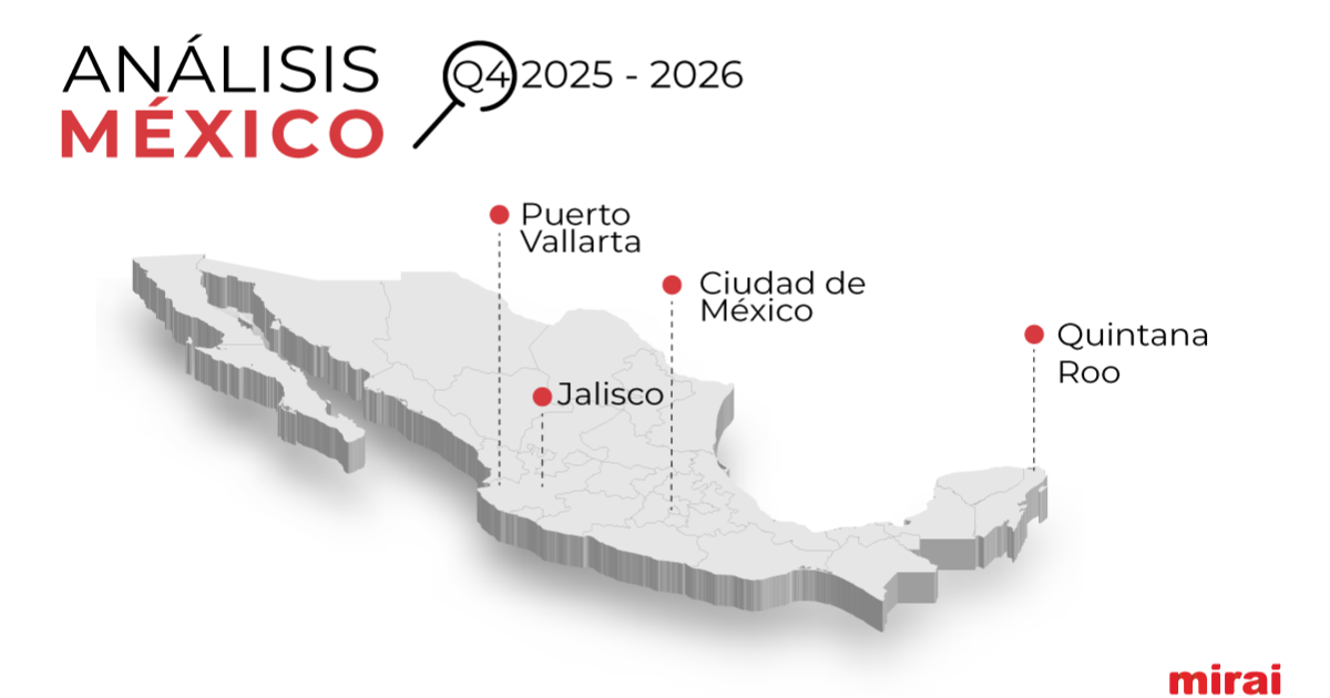 El turismo mexicano enfrenta una desaceleración hacia el cierre de 2025, revela un estudio de Mirai