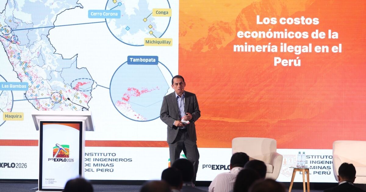 Minería ilegal resta hasta 12% de crecimiento potencial al Perú, estima el IPE