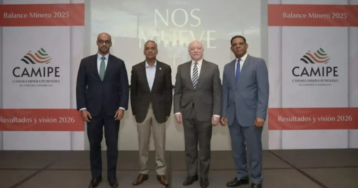 Sector minero lidera crecimiento económico dominicano en enero-abril 2026