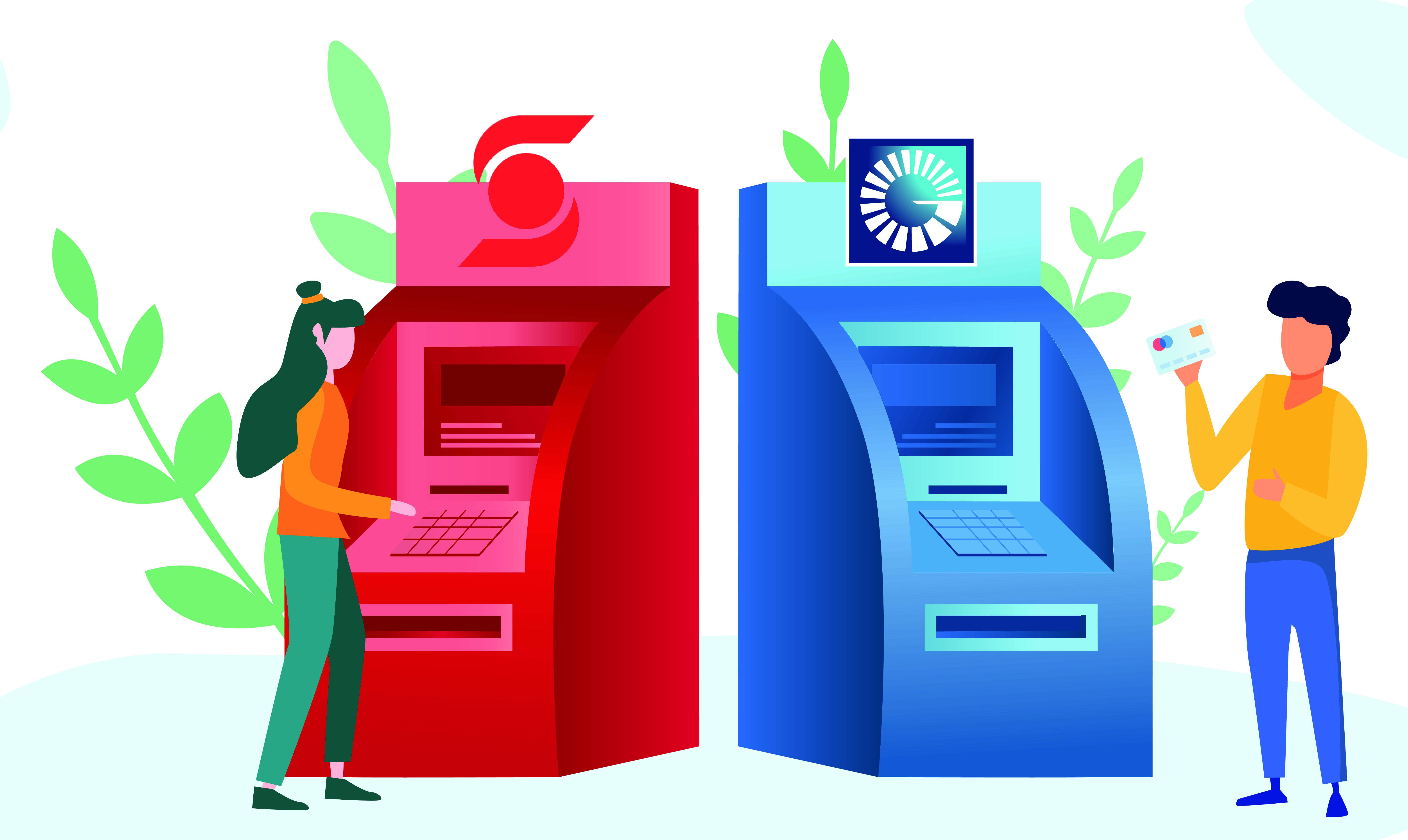 Popular y Scotiabank suman sus redes de cajeros automáticos para consulta y retiro