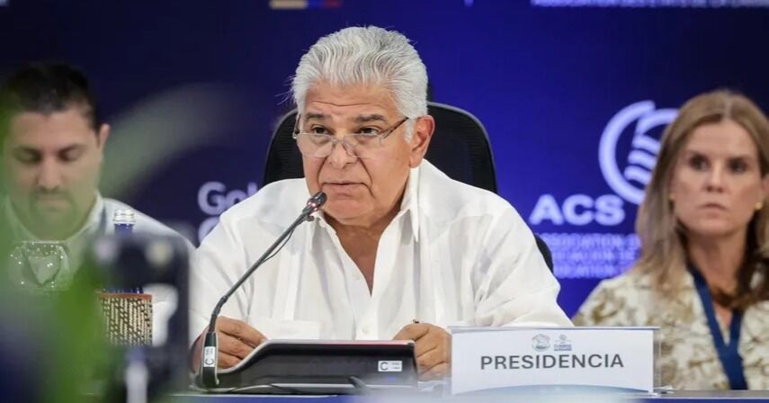 Declaraciones del presidente Mulino durante la Cumbre de jefes de Estado y de Gobierno de la AEC en Colombia