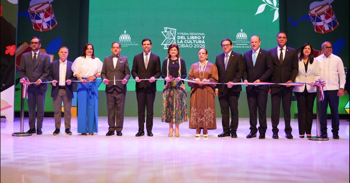 Raquel Peña inaugura Feria Regional del Libro y la Cultura Cibao 2026 en Santiago