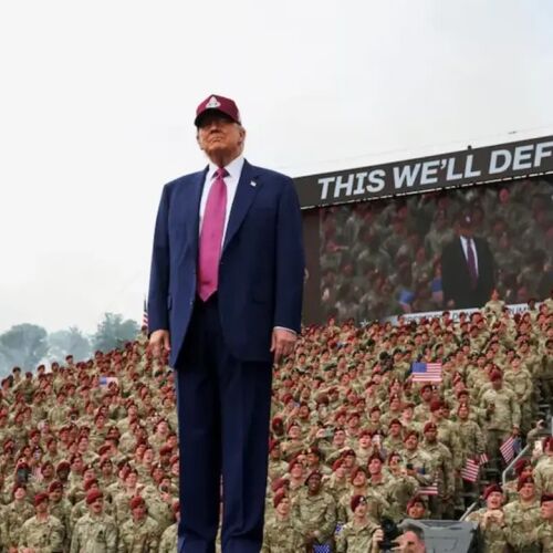 Trump defiende medidas contra los migrantes en Los Ángeles