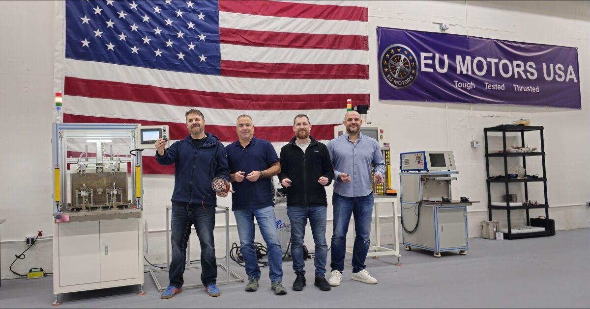 EU Motors abre una planta de fabricación en Florida para suministrar motores para drones eléctricos fabricados en Estados Unidos tras el nuevo mandato de la FCC