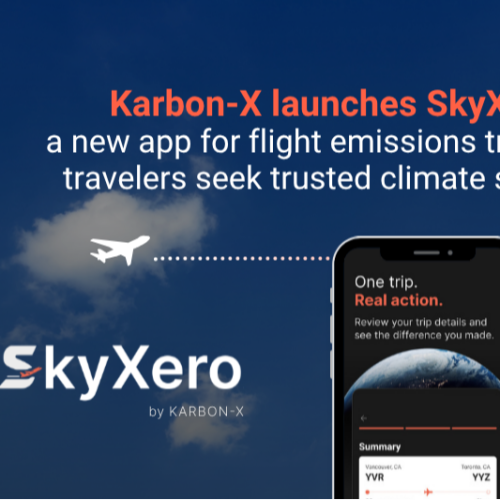 Karbon-X lanza SkyXero, una nueva aplicación para el seguimiento de las emisiones de los vuelos, en respuesta a la búsqueda de soluciones climáticas fiables por parte de los viajeros