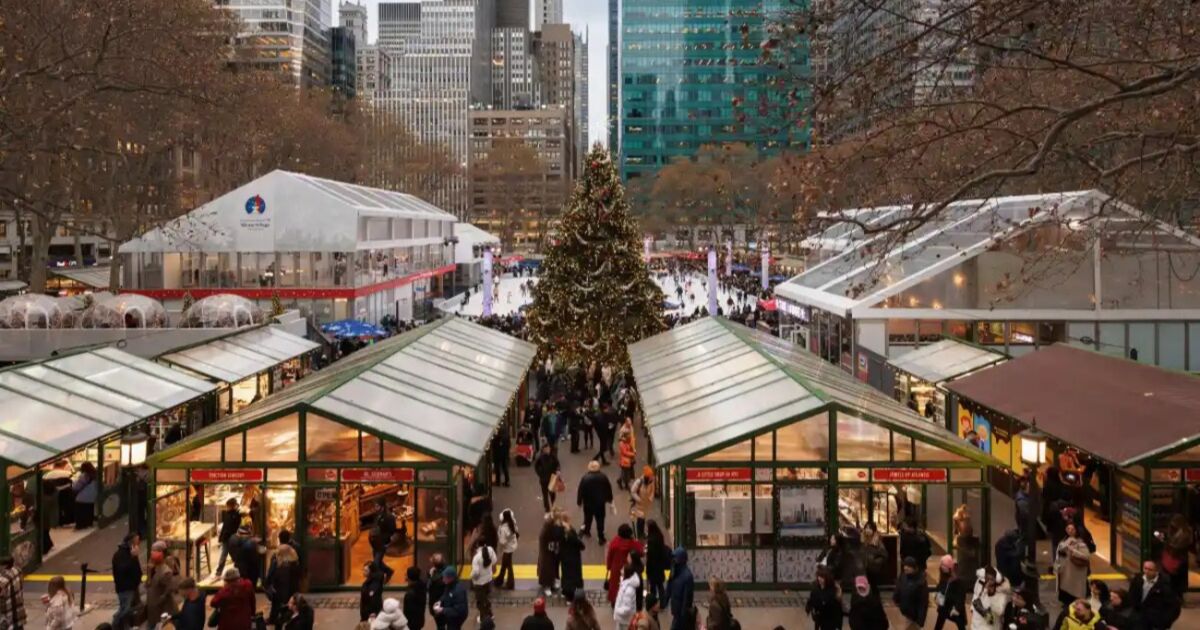 Dentro de Winter Village en Bryant Park: un clásico de las compras navideñas en Nueva York