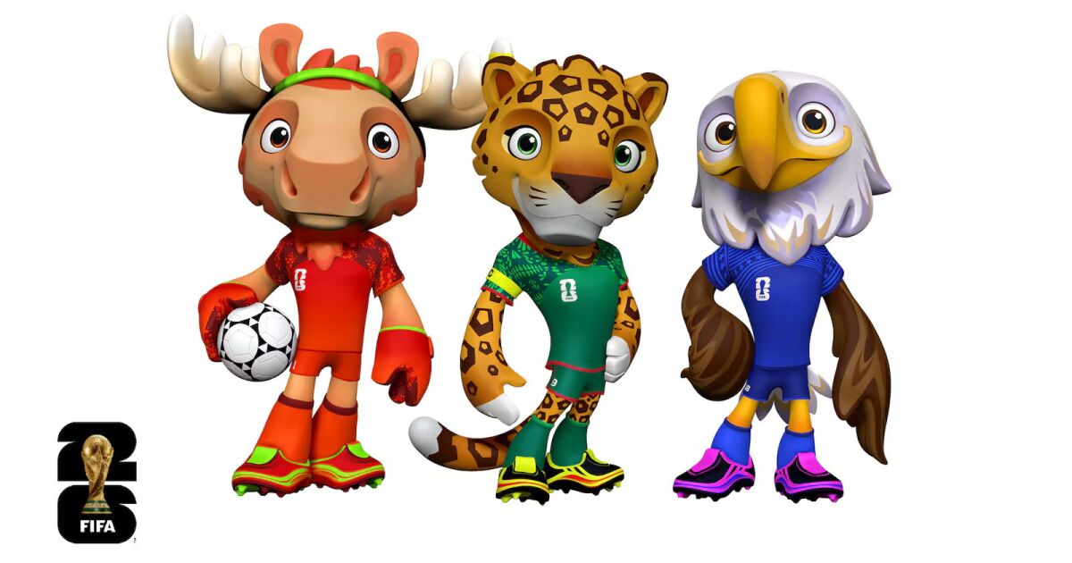 La FIFA revela las mascotas del Mundial de Canadá, Estados Unidos y México