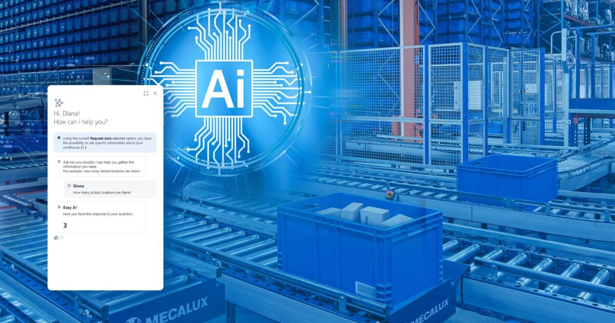 Mecalux integra la inteligencia artificial generativa en su software de gestión de almacenes Easy WMS