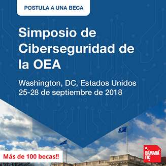 Simposio de Ciberseguridad de la OEA Septiembre 2018, oferta y postulacion de becas