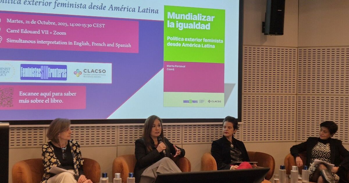 Subsecretaria sostiene reuniones en París y participa en lanzamiento de libro sobre política exterior feminista en América Latina