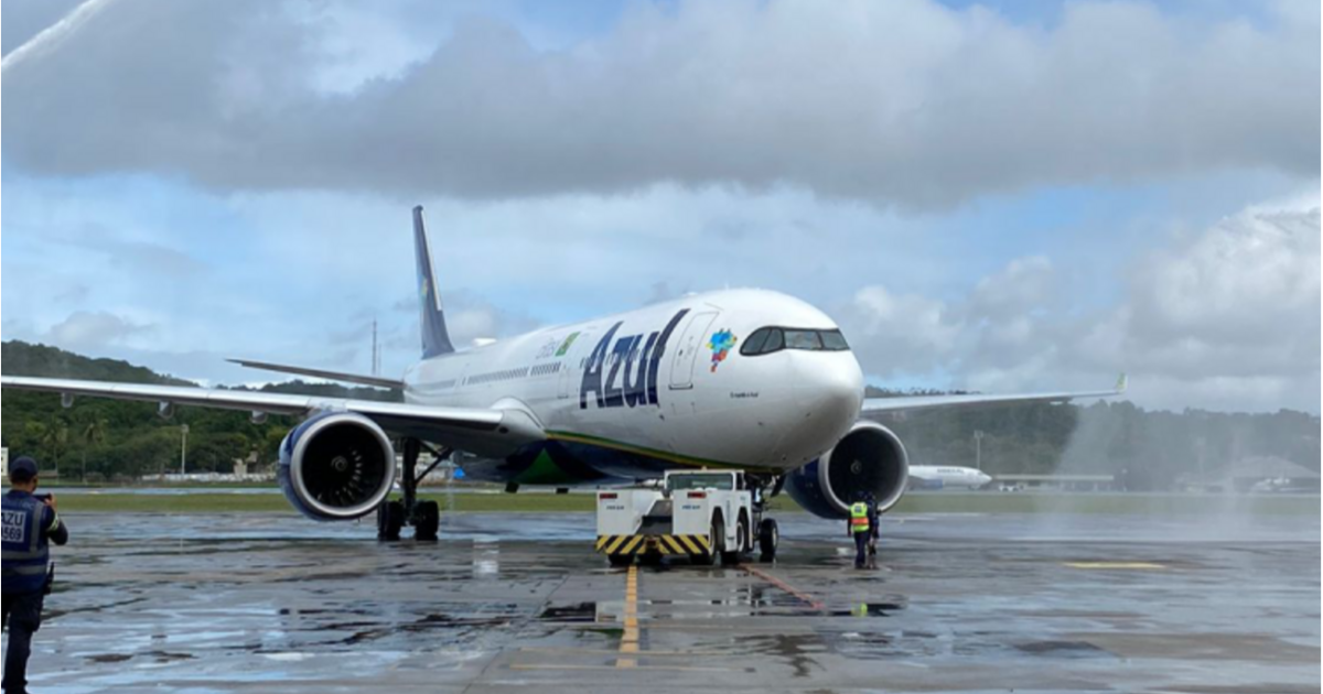 Azul reanuda vuelo directo conectando Recife con Orlando, Florida