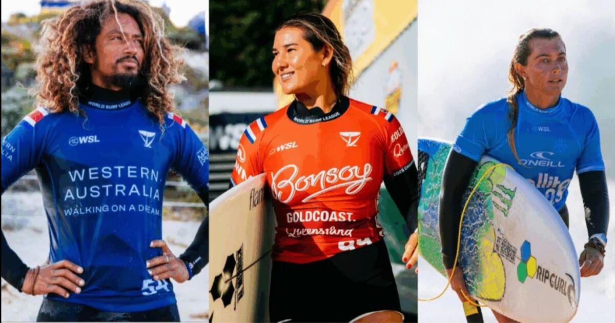 Brisa, Leilani y Cali se metieron entre los 13 mejores en el US Open de Surf