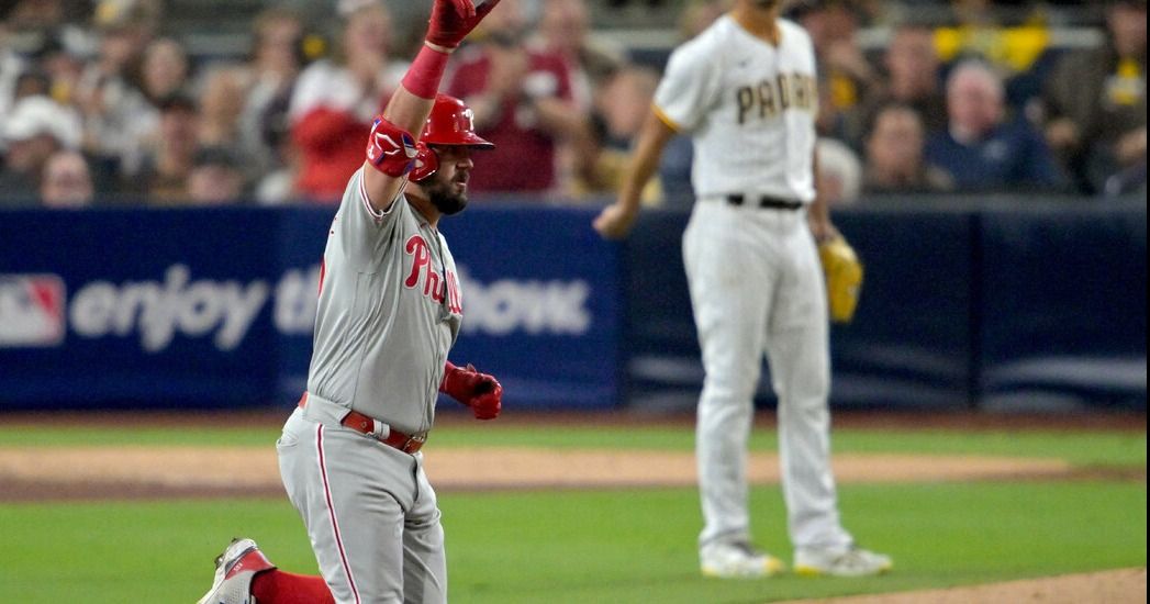 NLCS: el jonrón de 488 pies de Kyle Schwarber inspira a los Filis a ganar el Juego 1