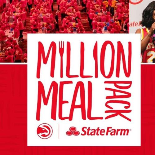 Hawks, State Farm y 6.000 voluntarios establecieron un tiempo récord a la iniciativa 2024 Million Meal Pack